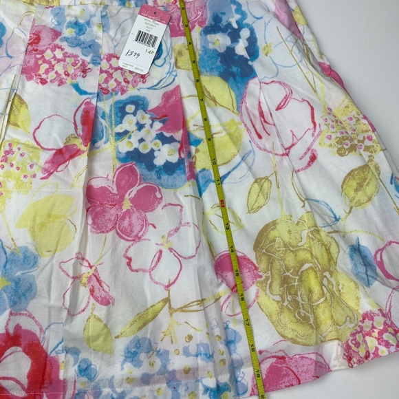 Sigrid Olsen Petite Cherie Pastel Floral Skirt NWT Size 14P - Picture 6 of 12